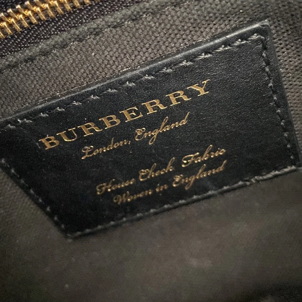 Authentic Burberry Banner Tote House Check Derby - Picture 8 of 8
